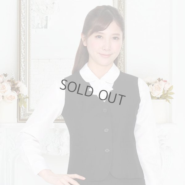 画像4: ベストスーツ 黒無地 機能性 着易さ抜群 撥水性に優れ汚れにも強い事務服 洗濯機で洗える オールシーズン対応