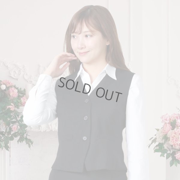 画像4: ベスト キュロット スーツ ネイビー 機能性 着易さ抜群 撥水性に優れ汚れにも強い事務服 洗濯機で洗える オールシーズン対応