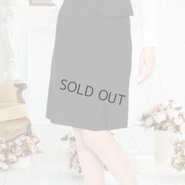 画像5: ベストスーツ 黒ストライプ 機能性 着易さ抜群 撥水性に優れ汚れにも強い事務服 洗濯機で洗える オールシーズン対応