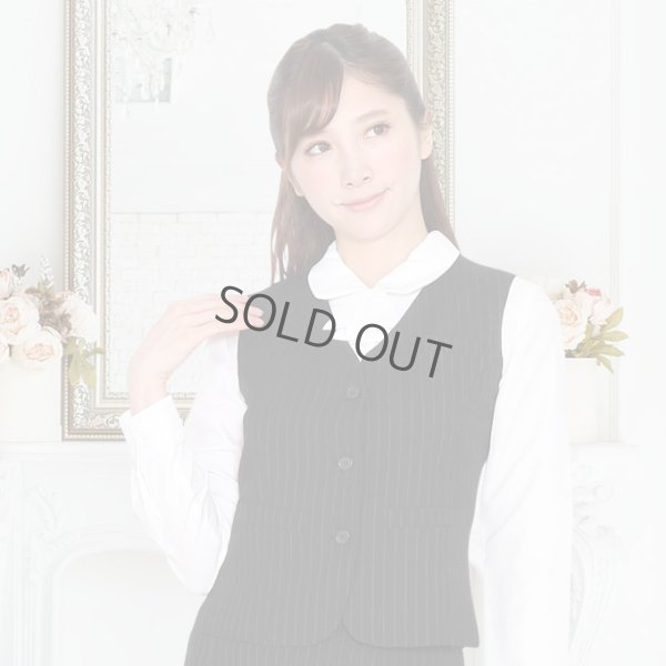 画像4: ベストスーツ 黒ストライプ 機能性 着易さ抜群 撥水性に優れ汚れにも強い事務服 洗濯機で洗える オールシーズン対応