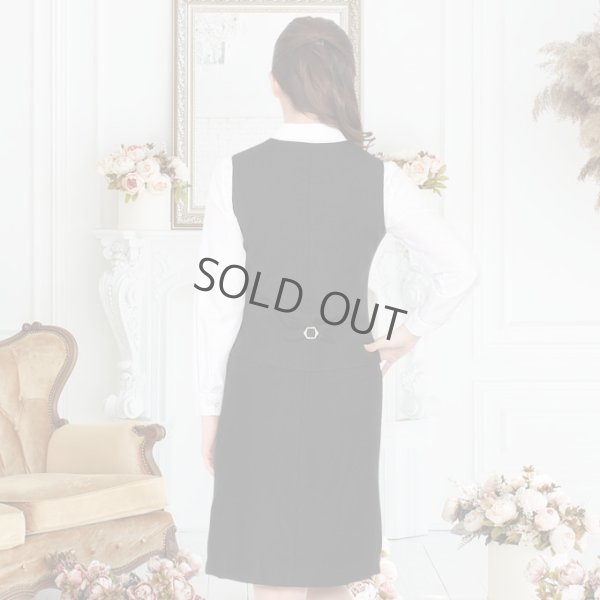 画像3: ベストスーツ 黒無地 機能性 着易さ抜群 撥水性に優れ汚れにも強い事務服 洗濯機で洗える オールシーズン対応