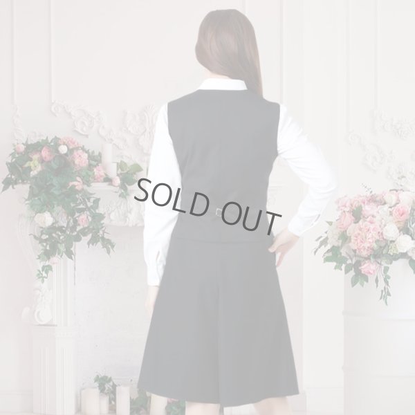 画像3: ベスト キュロット スーツ ネイビー 機能性 着易さ抜群 撥水性に優れ汚れにも強い事務服 洗濯機で洗える オールシーズン対応