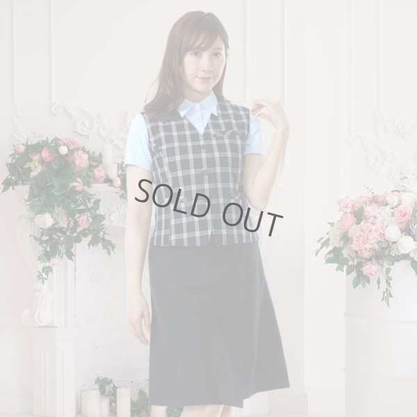 画像5: 半袖ブラウス 水色 レギュラー襟 洗濯機で洗える