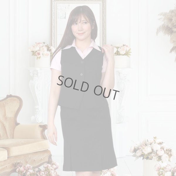 画像5: 半袖ブラウス ピンク 1番上のボタンがない スキッパーデザイン 洗濯機で洗える