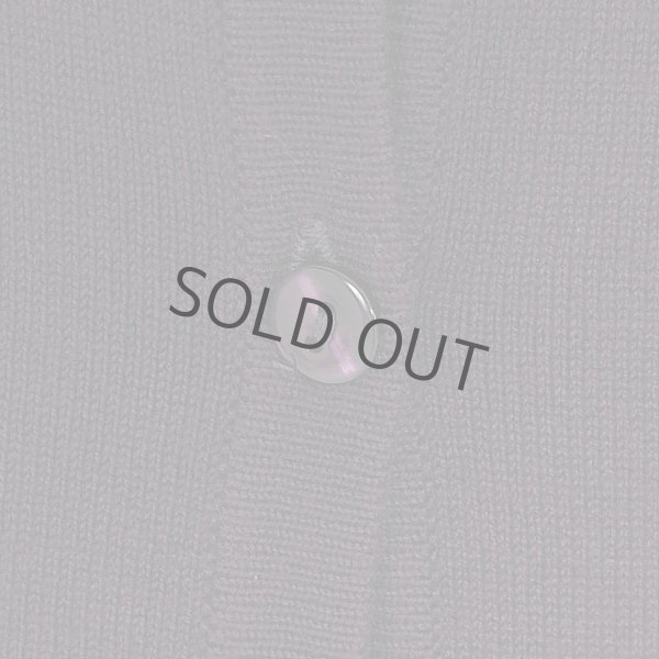 画像5: カーディガン 長袖 ロング丈 ニット パープル 洗濯機で洗える 事務服 ベストスーツ と相性抜群 オフィス 冷え対策 冷房対策 (5)