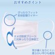 画像3: マスク 白 50枚 レギュラー オメガデザイン 平ゴム 個包装 耳が痛くならない 三層構造 防塵抗菌 使い捨て 男女兼用 (3)