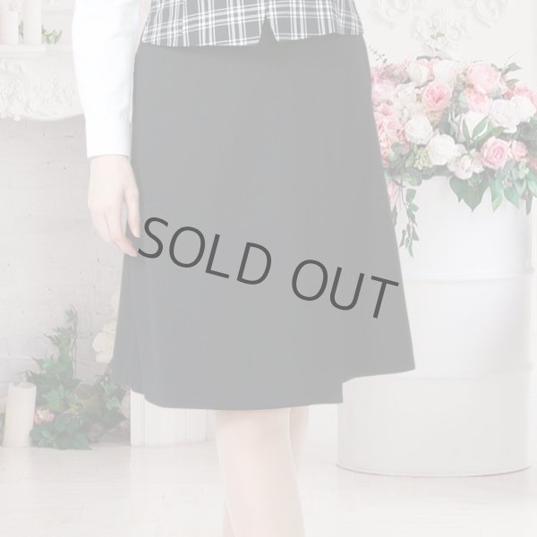 画像5: ベスト キュロット スーツ 黒チェックA 機能性 着易さ抜群 撥水性に優れ汚れにも強い事務服 洗濯機で洗える オールシーズン対応 (5)