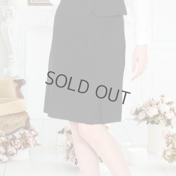 画像5: ベストスーツ 黒ストライプ 機能性 着易さ抜群 撥水性に優れ汚れにも強い事務服 洗濯機で洗える オールシーズン対応 (5)