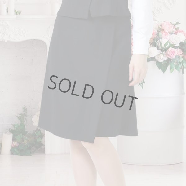 画像5: ベスト キュロット スーツ ネイビー 機能性 着易さ抜群 撥水性に優れ汚れにも強い事務服 洗濯機で洗える オールシーズン対応 (5)