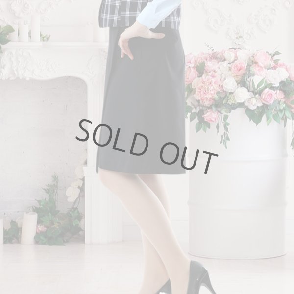 画像3: キュロット 単品 ネイビー 機能性 着易さ抜群 撥水性に優れ汚れにも強い 事務服 洗濯機で洗える オールシーズン対応 (3)