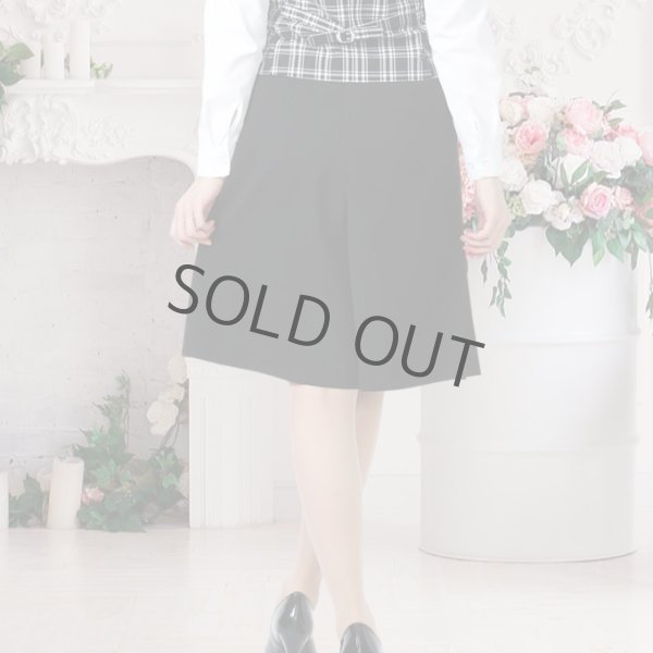 画像4: キュロット 単品 黒無地 機能性 着易さ抜群 撥水性に優れ汚れにも強い 事務服 洗濯機で洗える オールシーズン対応 (4)