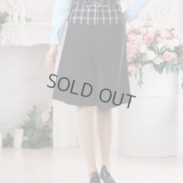 画像4: キュロット 単品 ネイビー 機能性 着易さ抜群 撥水性に優れ汚れにも強い 事務服 洗濯機で洗える オールシーズン対応 (4)